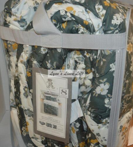 RACHEL ASHWELL Madelyn Floral 8P KING BETTDECKEN-SET SHABBY POLYESTER - Bild 2 von 10