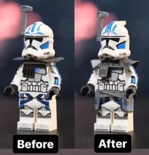 LEGO Star Wars Fives P1 Helmet + Cloth Upgrade Kit GCC Pad Printed SHIPS TODAY