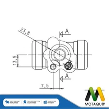 Fits Toyota Yaris iQ 1.0 1.3 1.5 Wheel Brake Cylinder Rear Left Motaquip