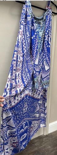 New Camilla Franks DSD drawstring dress O/S one size Market Totem print silk - Picture 10 of 18