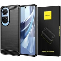 Spacecase Carbon Case Cover FüR Oppo Reno 10/10 Pro 5G Schwarz