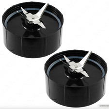 2-Pack Cross Blade With Gasket For Magic Bullet Blender MB-1001 Replacement Part