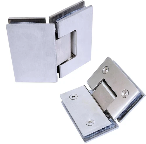 Glass Shower Door Hinges 135 Degree Hinge Cupboard Cabinet Clamp Replacement - Picture 1 of 6