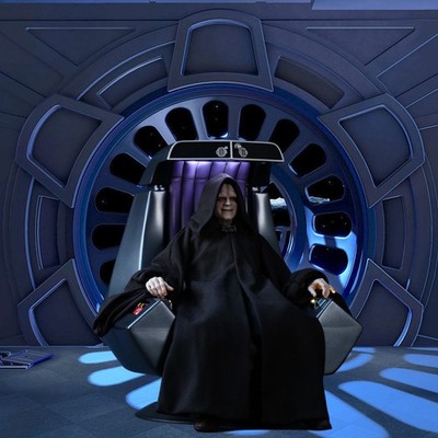 1/6 Star Wars Death Star Backdrop 15 x15 - For 1/6 Vader Emperor Palpatine MMS