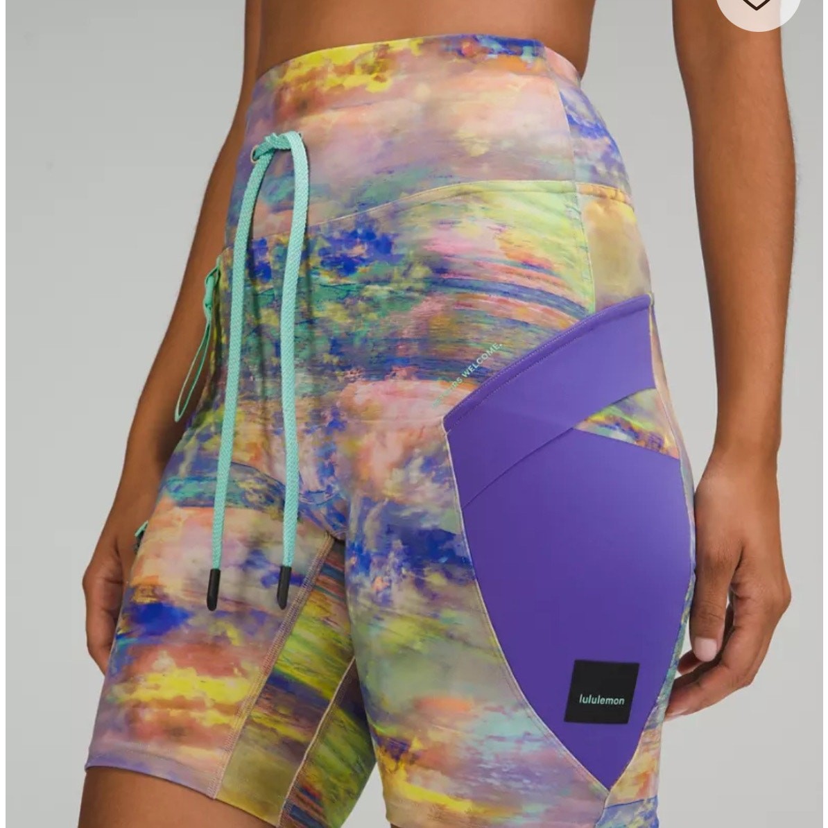 Lulemon Cargo SHR Hiking Shorts 8 Inch Size 2 Outdoor Activewear NWT