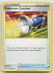 Pokémon Catcher 175/202 Sword & Shield Base Set Uncommon Trainer