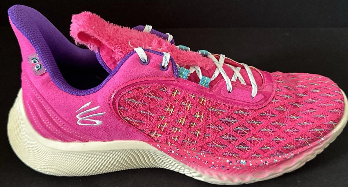 Under Armour Curry Flow 9 Sesame Street Pink Abby Cadabby Shoes