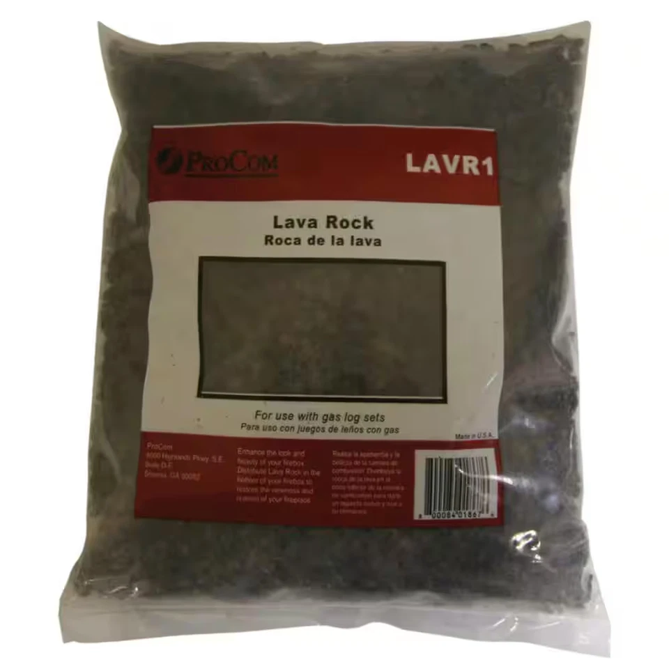 Decorative Lava Rock for Gas Log Sets - Realistic Effect and Versatile Design (5 - Image 2 of 4