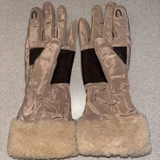 Ugg Gloves RN 17541 Kakhi Brown Tech Sheerling