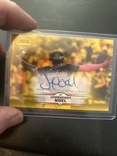 2025 Topps Stadium Club Jhonkensy Noel On Card Auto Yellow RC Guardians