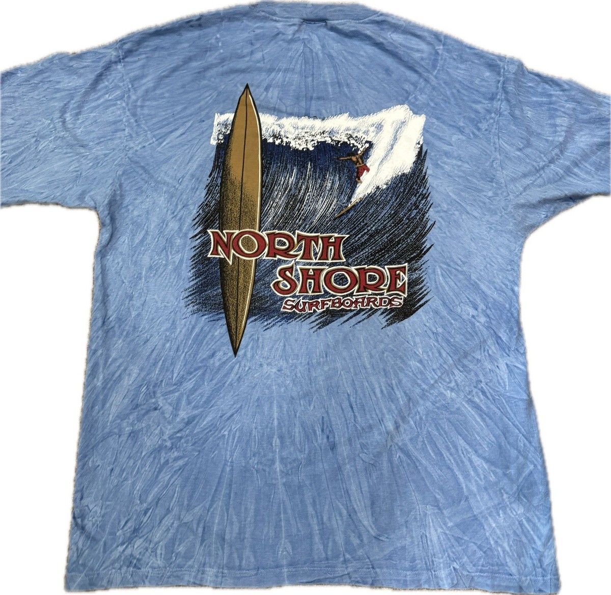 Vintage North Shore Surfboards T Shirt XL USA Single Stitch Crazy