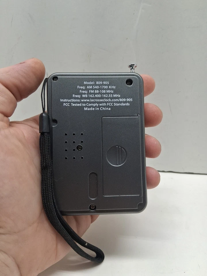 Radio meteorológica AMFM La Crosse modelo 809-905 Foto 2 de 2