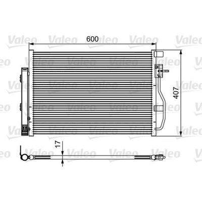 VALEO Kondensator Klimaanlage Aluminium für Opel Mokka/Mokka X Chevrolet Aveo