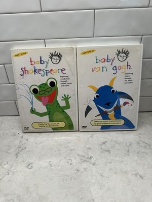 Baby Einstein Lot Of 2: - Baby Shakespeare & Baby Van Gogh (2002 DVDs)