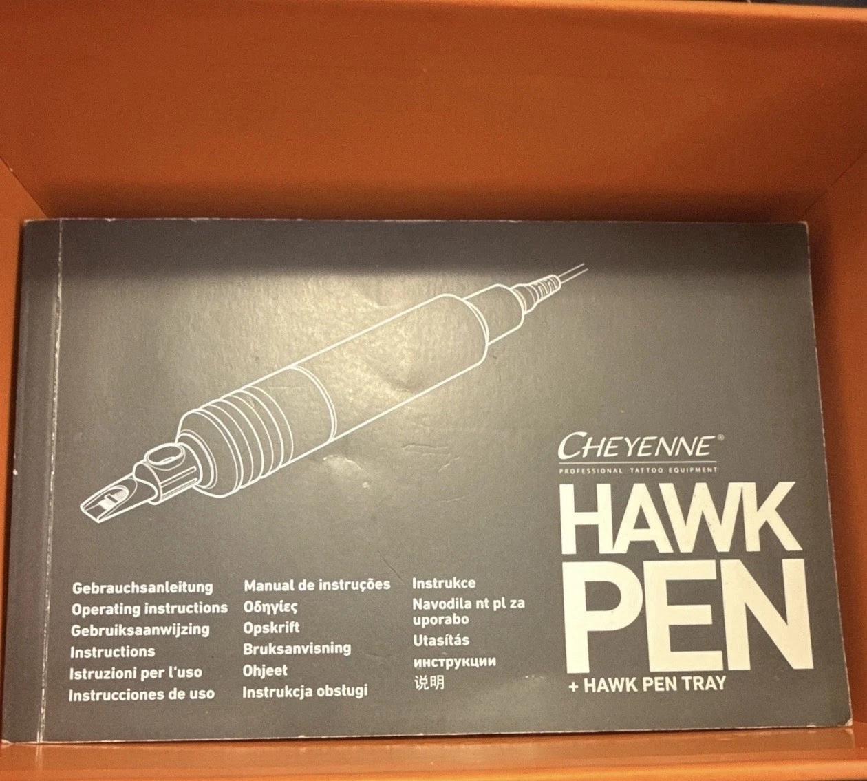 Cheyenne Hawk Pen Tattoo Machine Pen & Instructions image 2