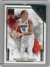 2025 Impeccable WNBA #45 Brittney Griner 8/25 Gold Atlanta Dream