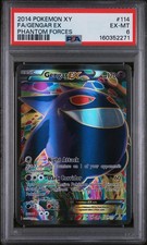2014 Pokemon XY Phantom Forces #114 FA Gengar EX PSA 6 on eBay