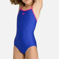 Image of Arena Girl's Light Drop Solid Swimsuit Swimming Costume Swim BNWT