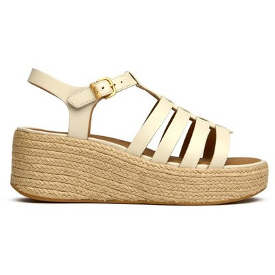Fitflop Damen Espadrille Flatform Espadrilles Sandalen 