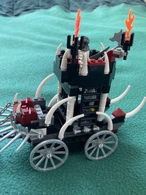LEGO Castle: Skeletons' Prison Carriage (7092) with manual. One missing piece