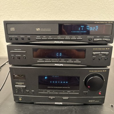 Vintage Philips HiFi Stack FR-70 Stereo Receiver & CD-70 Player Tested