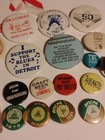 1970s And 80s Vintage Buttons And Key Chains. Afscme+Plymouth+Taxi+Budweiser Lot — photo 7