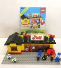 Lego Vintage Classic Town #6373-Motorcycle Shop-98% w/manual & figs -READ-(1984)
