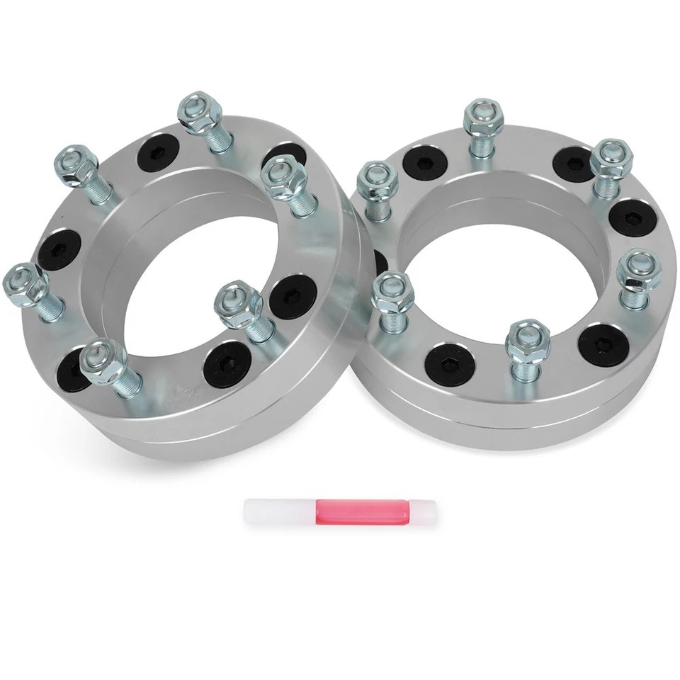 2 Pcs 2" 5x5.5 to 6x5.5 Wheel Adapters For Ford F-150 1975-1996 Bronco 1966-1996 - Image 2 of 4