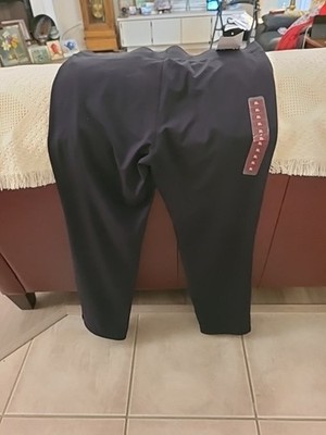 NWT Velocity Black Drawstring Active Stretch Metropolis Pant. Size XL.