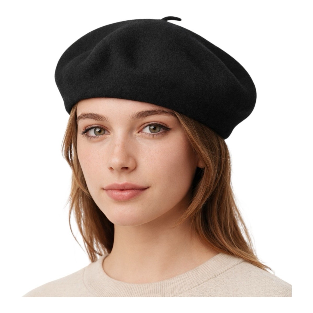 NWT Wool beret Dark Grey Wool Beret | French Beret® main image 2