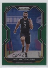 2020 Panini Prizm Rookie Green Prizm Josiah Deguara #362 0hu5