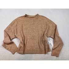 Sonoma Goods For Life Tan Marl Mock Neck Sweater Womens Medium WS53S114RS NEW