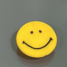 Vintage Smiley Gesicht Pin Anstecker 70er Happy Retro Gelb Lächeln...
