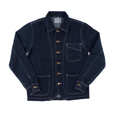 Vintage Striped Herren Jeans Jacke Denim Jacket Cargo Mäntel Trucker Jacken