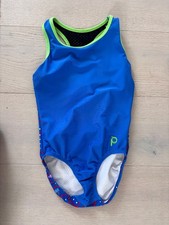Plum Pac-Man gymnastics leotard child large