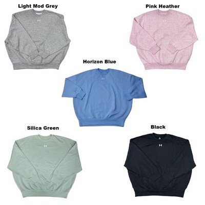 Under Armour Women's Rival Fleece Oversized Crew Neck Sweatshirt
