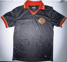 ACDC Soccer Jersey Men’s Medium Copa Power Up World Tour Black Red Angus Young
