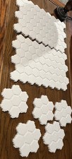 Lot of 4 Custom Heroscape Terrain 24 Hex and 5 7-Hex White/Snow Tiles