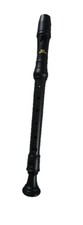 MIE Consort Series III Alto Recorder Matte Black 3-Piece Plastic ABS Resin