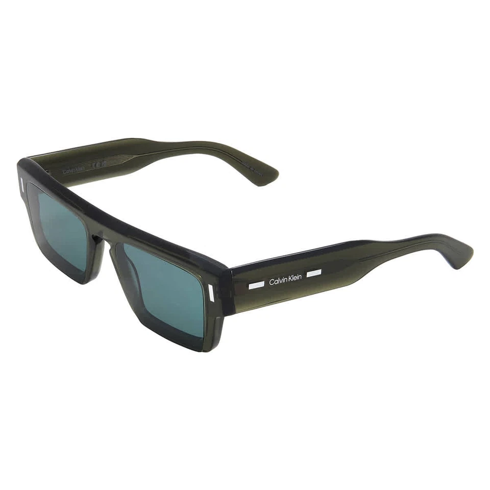 Gafas de sol para hombre Calvin Klein verdes rectangulares CK24532S 330 54 CK24532S 330 54 Foto 4 de 4