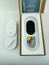 SimpliSafe Smart Lock Series 1 White LK1WW 3 Home Security System Open Box