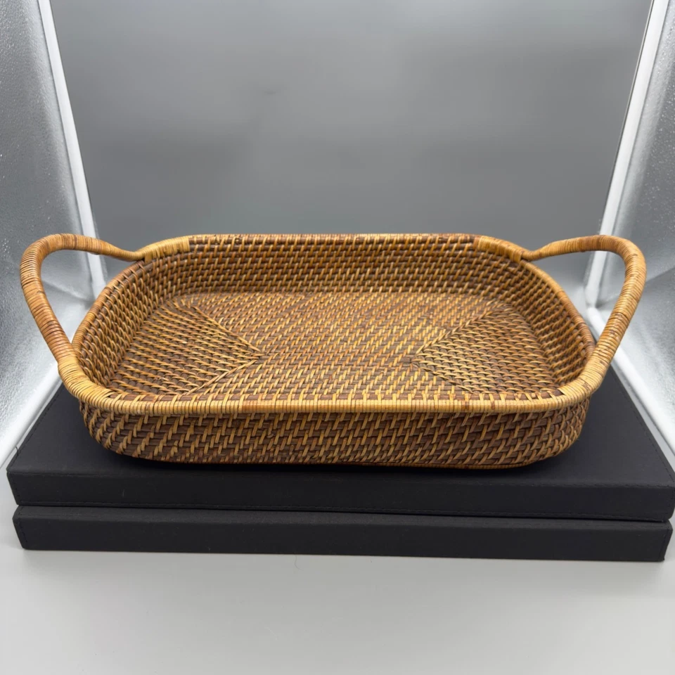 Pampered Chef Woven Selections Woven Serving Basket Casserole Tray 11" x 16" - Image 2 of 4