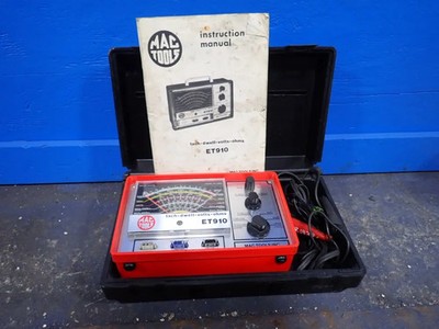 MAC TOOLS TACH-DWELL-VOLTS-OHMS- TESTER ET910