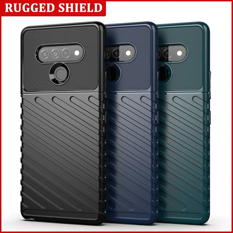 LG Stylo 6 Sleek and Unique Shockproof Heavy-Duty Green Cell Phone Case  - Image 2 of 4
