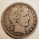 1907 D BARBER HALF DOLLAR ***NICE COIN!*** - FREE SHIPPING! A5388