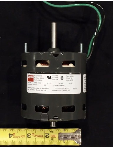 Dayton Blower Motor 71638236 1/18 HP 115V RPM 1550 5/16" x 1-1/2" D Shaft 6GAK6 - Picture 3 of 4