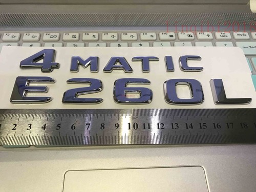 2018 E260L 4 MATIC" High quality Rear Trunk Emblem Decal Badge FOR Mercedes Benz - 第 2/4 張圖片