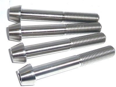 Kawasaki ZX636 ZZR1400 FRONT BRAKE CALIPER MOUNT BOLTS TITANIUM