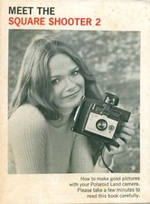 1972 Polaroid Square Shooter 2 Camera User Manual Land Develop Instant Pictures
