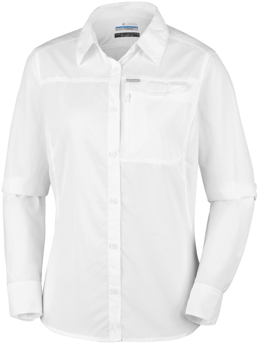 Columbia Silber Ridge 2.0 Long Sleeve Weiß S Columbia Silber Ridge 2.0 Long Sleeve Weiß S